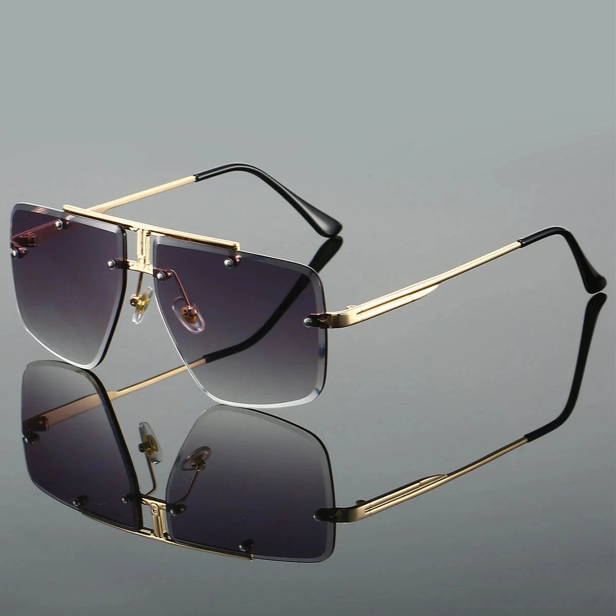 Gafas de sol cuadradas sin montura Dalton – Gafas modernas y ligeras