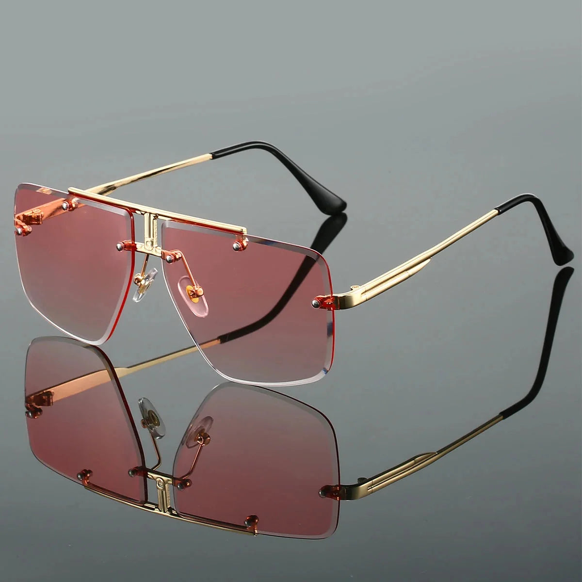Gafas de sol cuadradas sin montura Dalton – Gafas modernas y ligeras