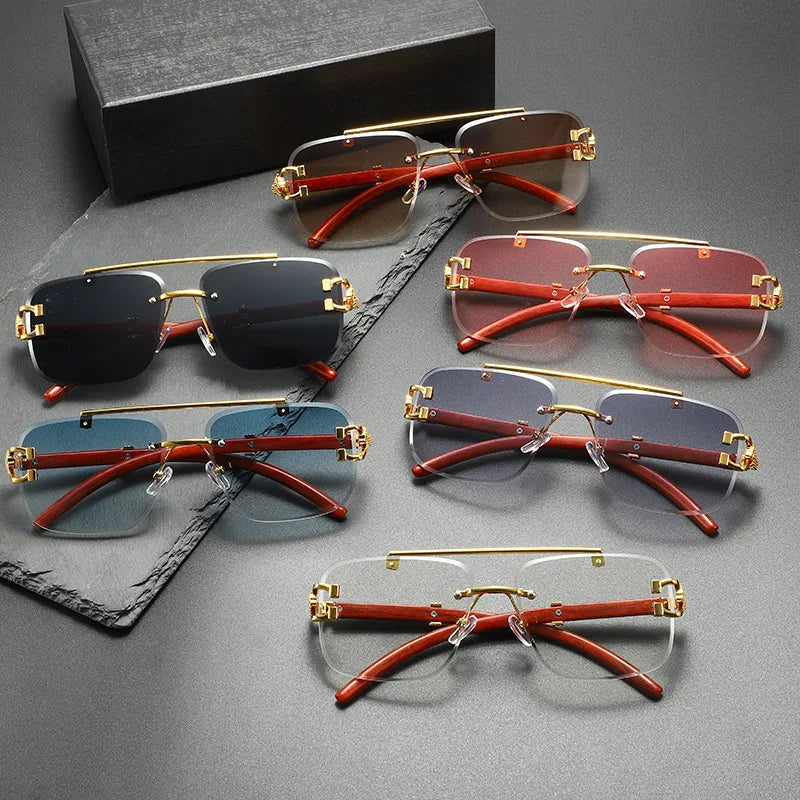 Gafas de sol Eclipse sin montura con protección UV