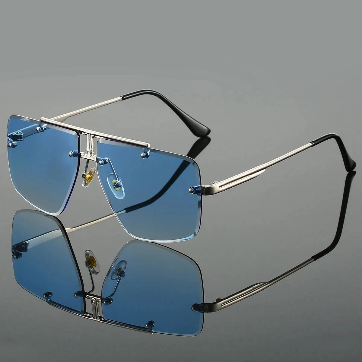 Gafas de sol cuadradas sin montura Dalton – Gafas modernas y ligeras