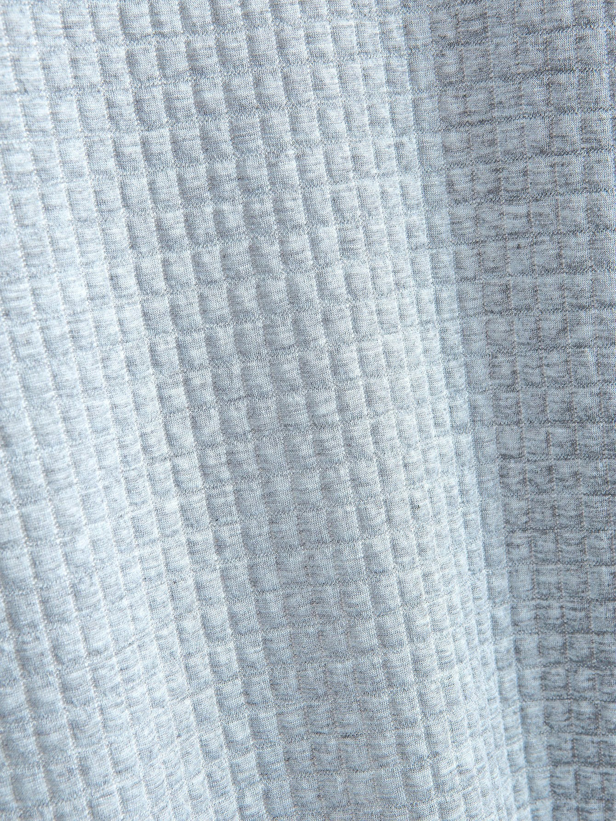 Conjunto de camiseta de manga corta de tejido waffle con dobladillo curvado y pantalones cortos