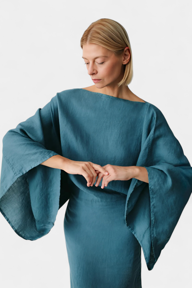 Kamilia | Elegante vestido kimono que llama la atención