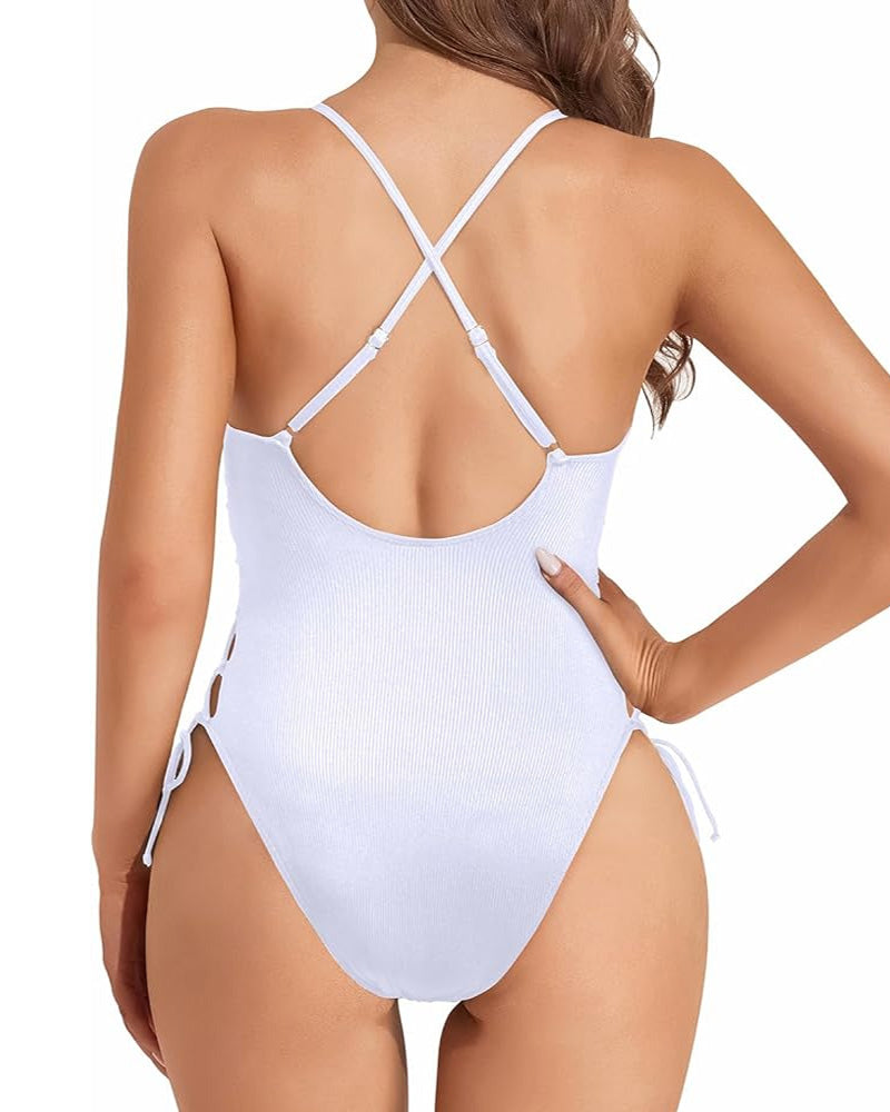 Traje de baño de una pieza sexy para mujer
