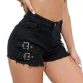 Shorts de mezclilla de cintura alta