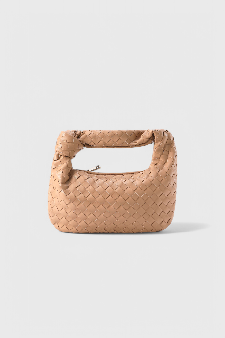 Verde salvia | Mini bolso satchel tejido