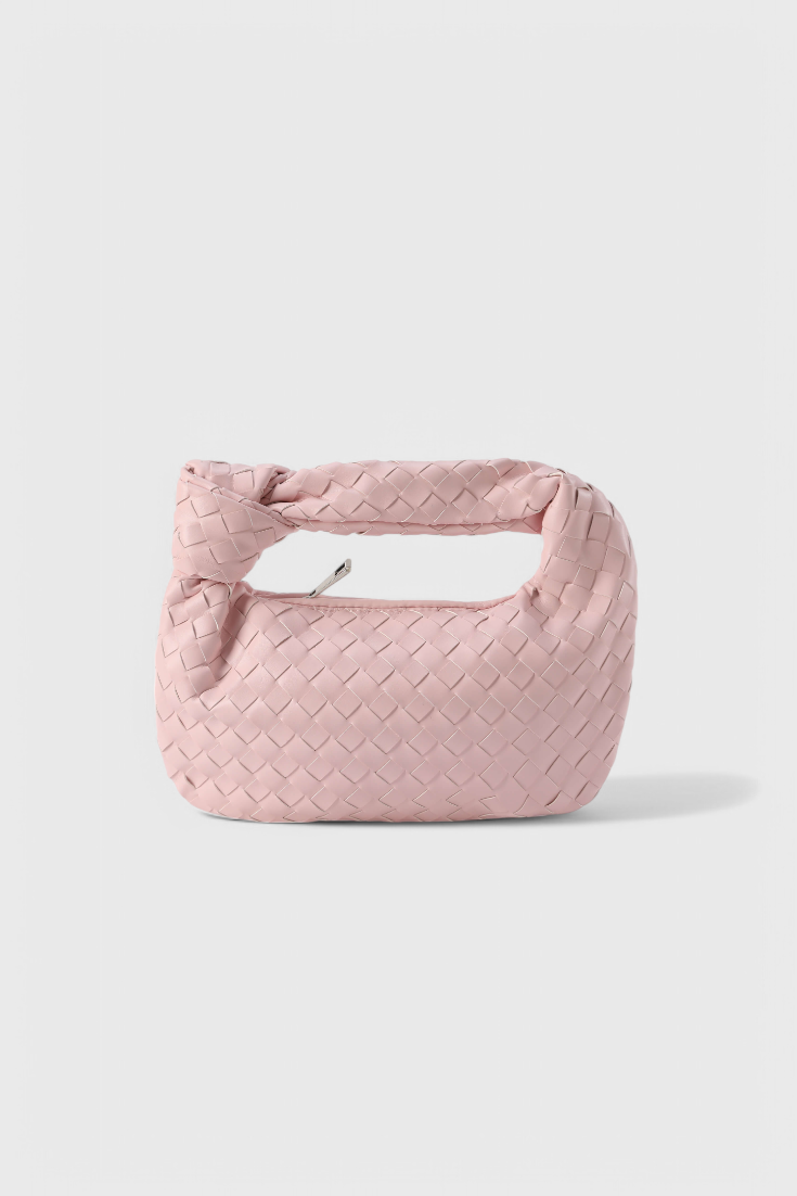 Verde salvia | Mini bolso satchel tejido