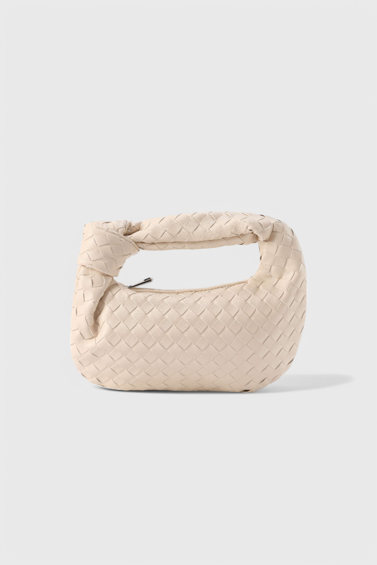 Verde salvia | Mini bolso satchel tejido