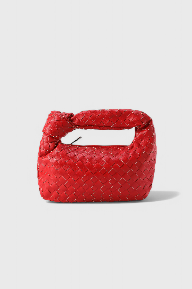 Verde salvia | Mini bolso satchel tejido
