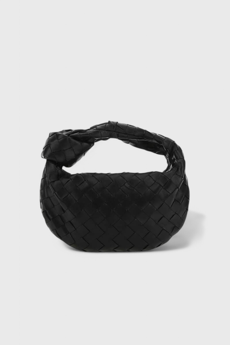 Verde salvia | Mini bolso satchel tejido