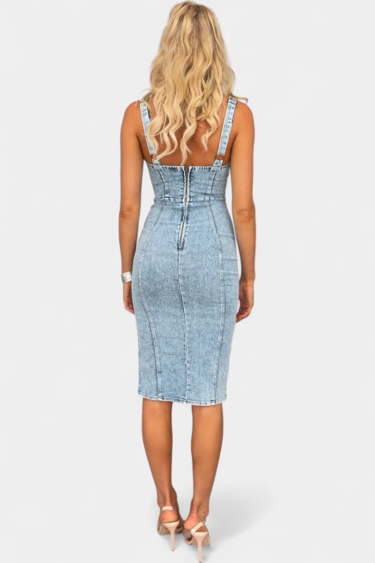 Janessa | Vestido vaquero casual y moderno