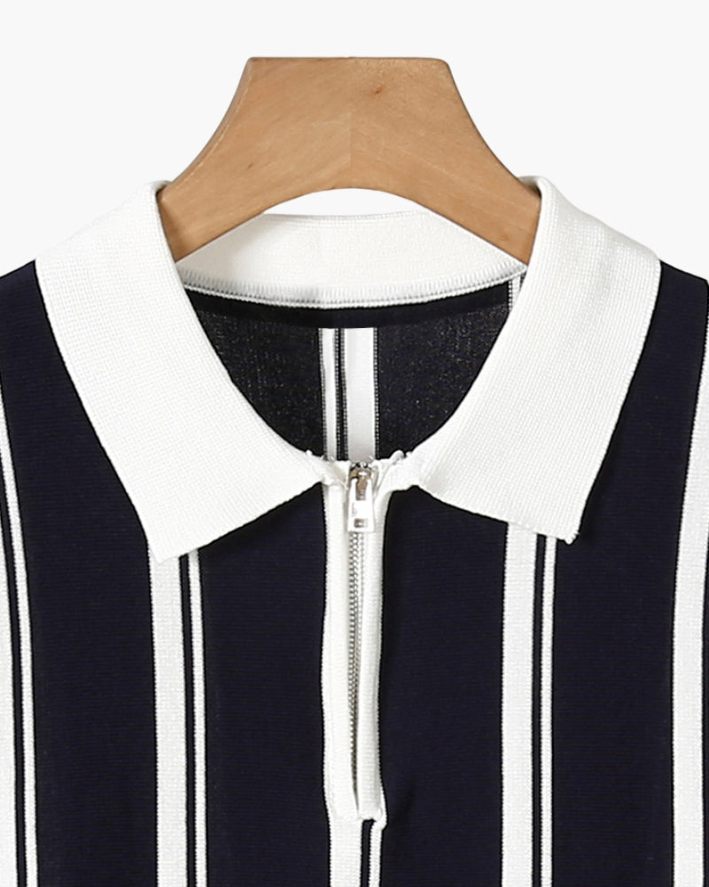 Camisa con cuello deportivo