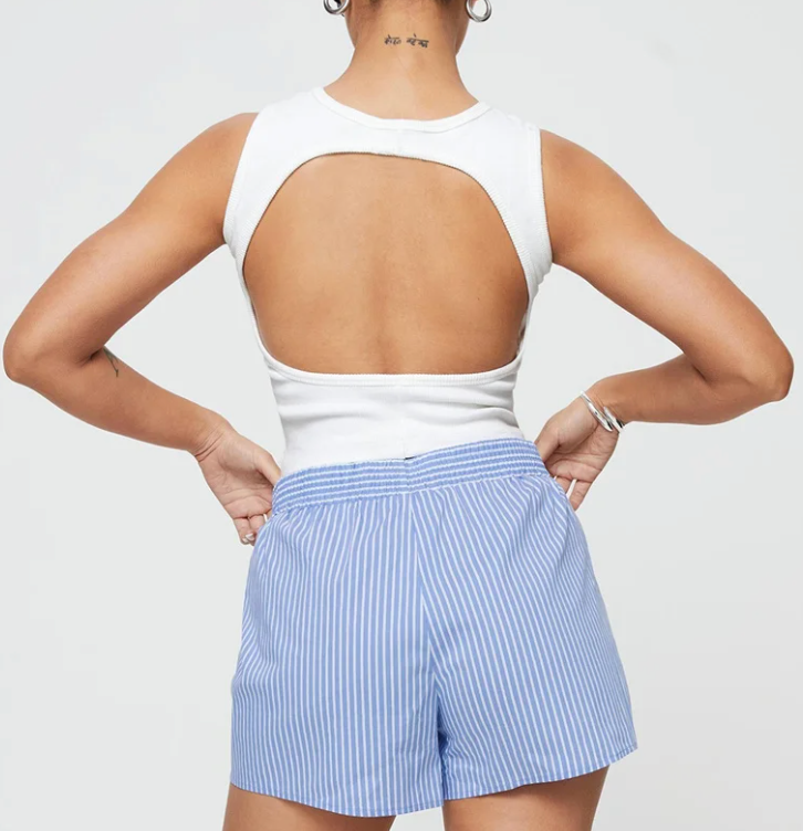 Shorts de cintura elástica