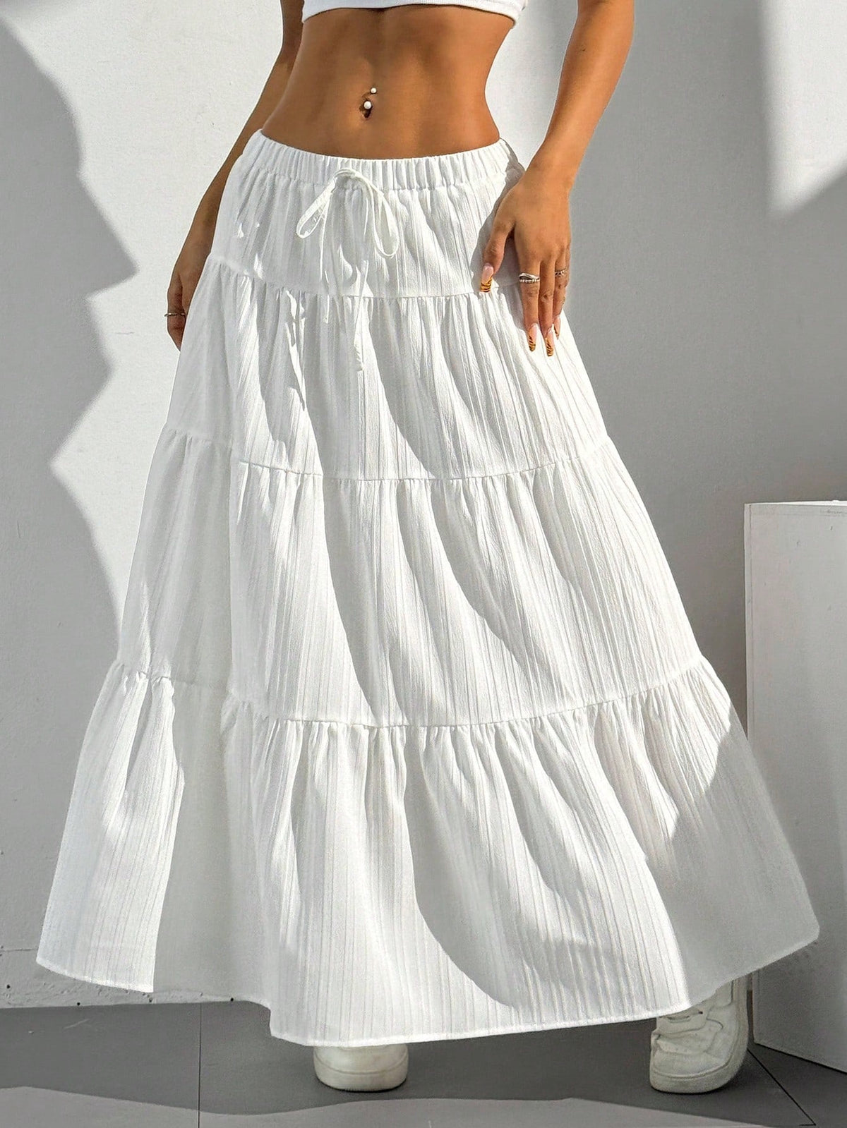 Falda plisada elegante