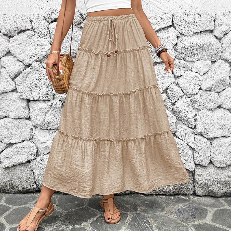 Falda elegante de capas sorelle
